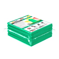Мешки для мусора 160 л, зеленые, в пачке 10 шт., ПВД, 40 мкм, 900х1100 мм, i-Bag в Выборге