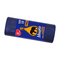 Мешки для мусора 160 л, синие, рулон 10 шт., ПВД, 35 мкм, 1100х900 мм, Уфа Пак, МВ1755 (МВ 160-10ср) в Выборге Мешки для мусора 160 л, синие, рулон 10 шт., ПВД, 35 мкм, 1100х900 мм, Уфа Пак, МВ1755 (МВ 160-10ср) в Выборге