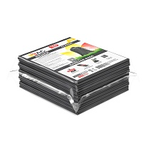Мешки для мусора 160 л, серые, в пачке 10 шт., ПВД, 40 мкм, 900х1100 мм, i-Bag в Выборге