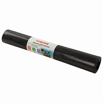 Мешки для мусора 240 л, черные, в рулоне 10 шт., ПВД 50 мкм, 1400х900 мм, LAIMA, 605337 в Выборге